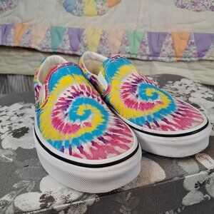 Vans | Tie Dye Slip-on Shoes. Size 7.5 womens (6 mens)